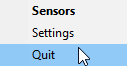 Quit HWiNFO64 alt text